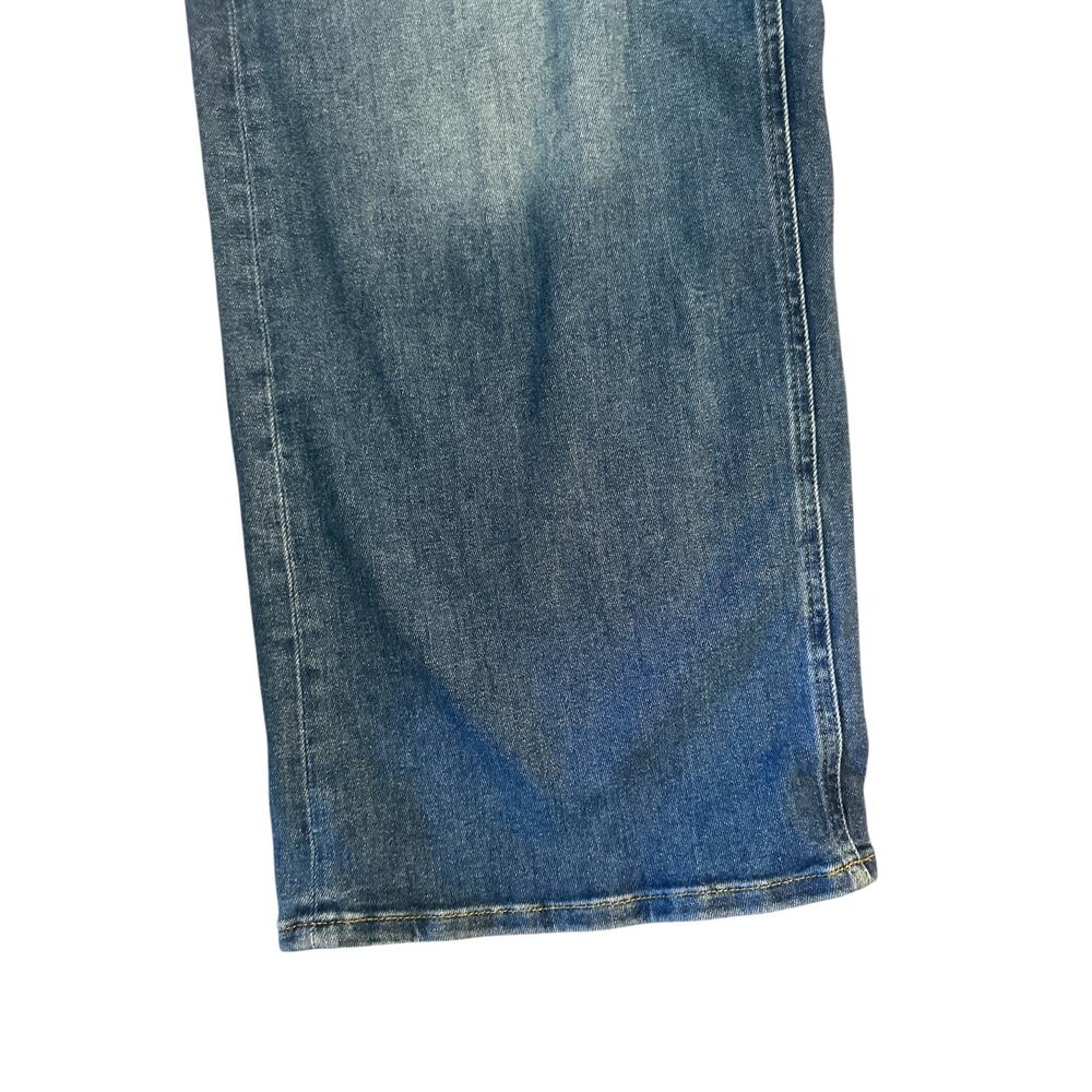 Women W30 L30 Boden R0269 High Rise Wide Leg Jeans Denim Pants Stretch Blue - Picture 3 of 7